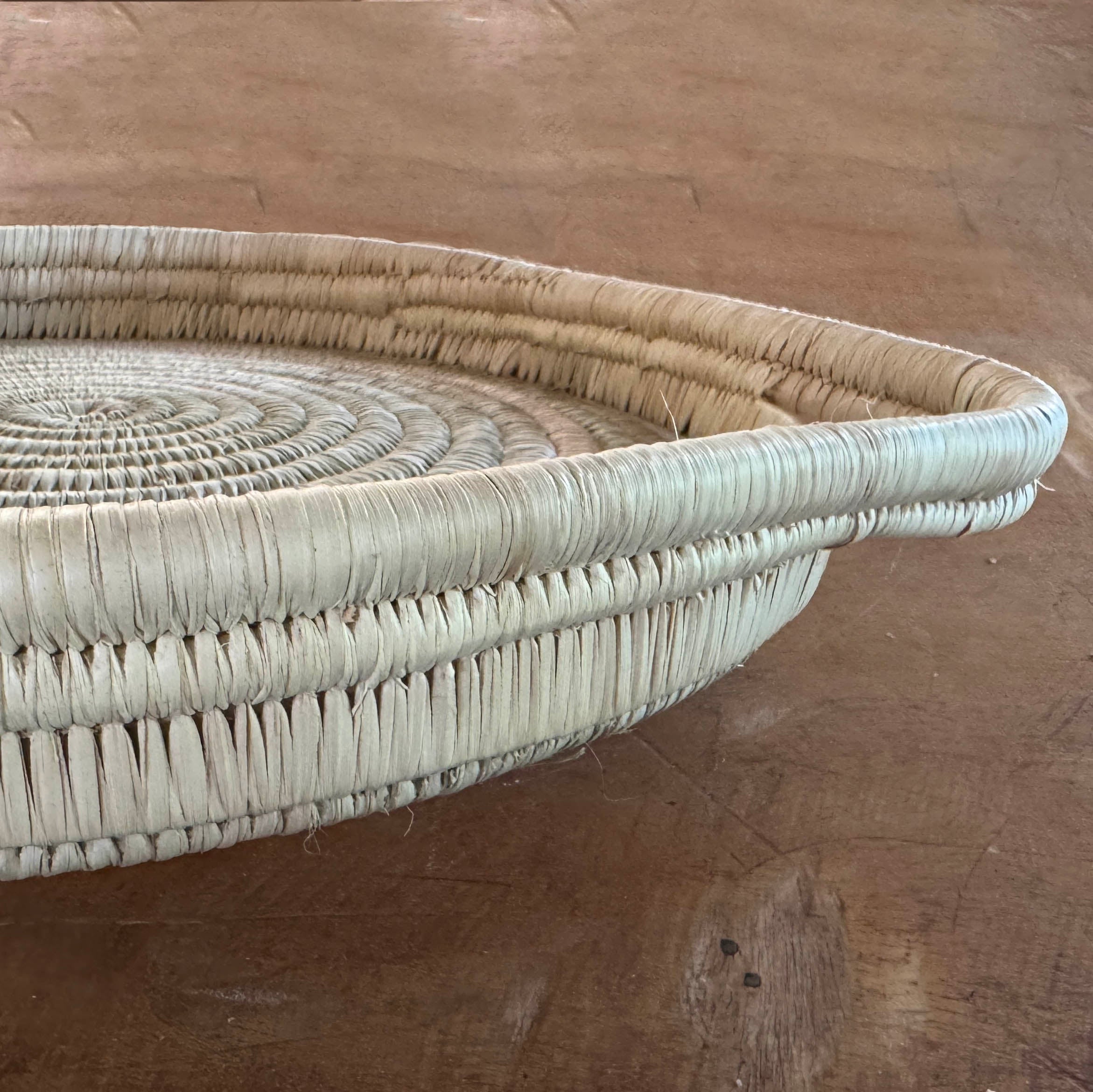 Table Platter - Luangwa Artisan Handwoven Palm Serving Platter