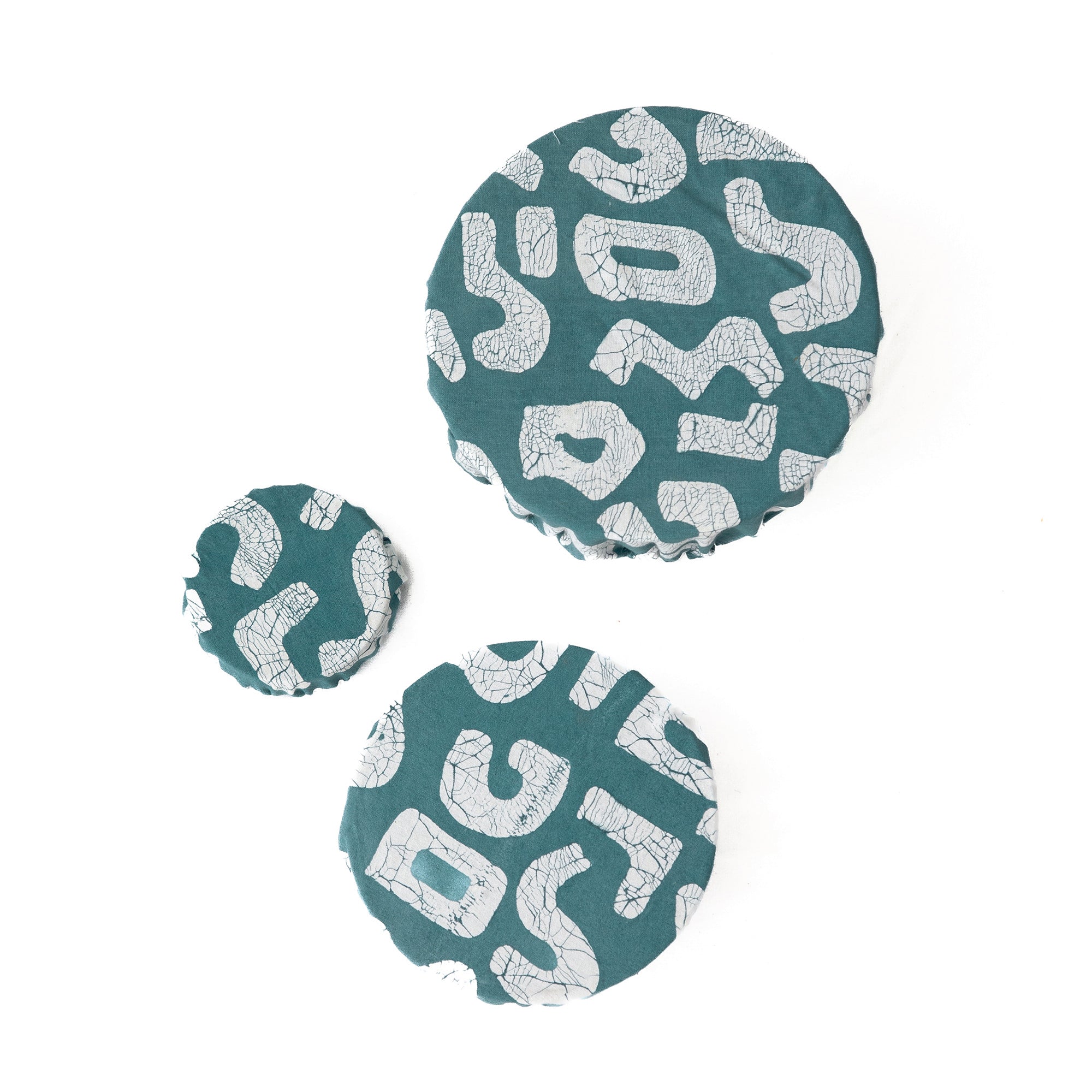 Keep fabulously fresh with our hand-painted teal bowl covers, made to last a lifetime with sustainable goodness.