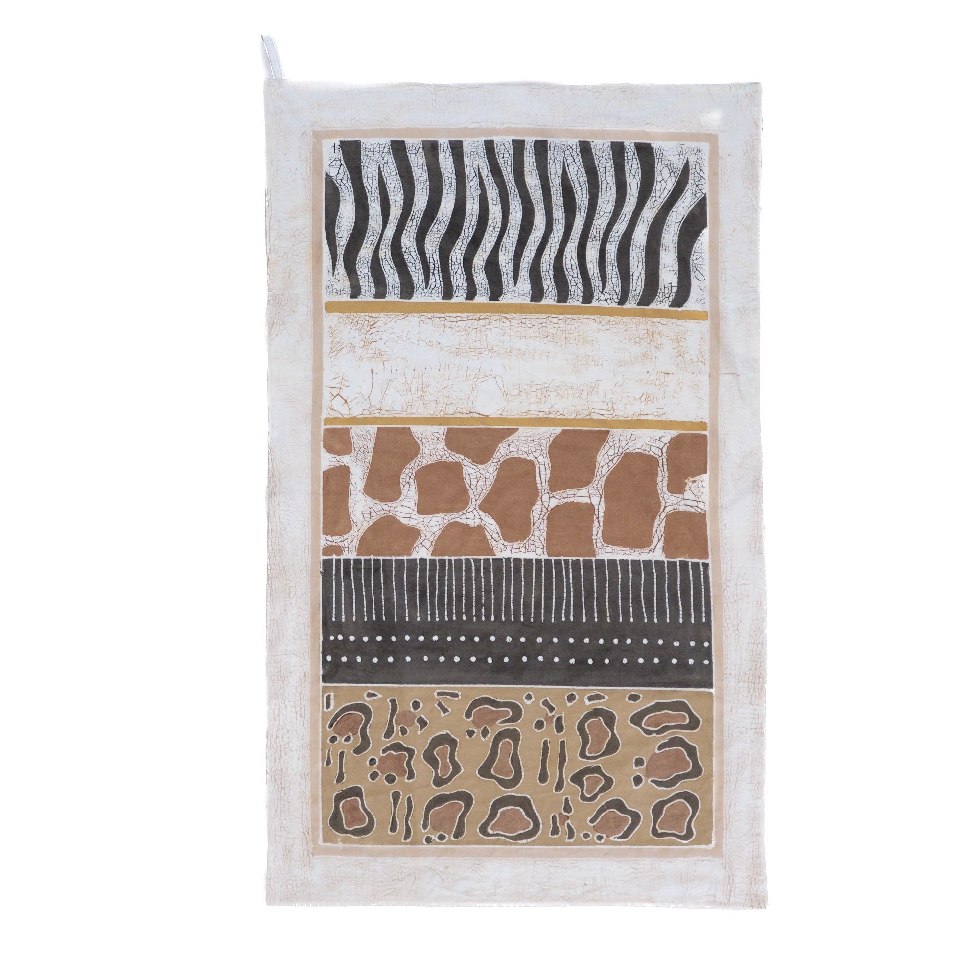 Animal multiprint kitchen towel design handcrafted on eco cotton.